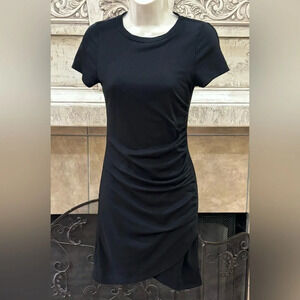 Black Fitted Cotten Dress Size Small
